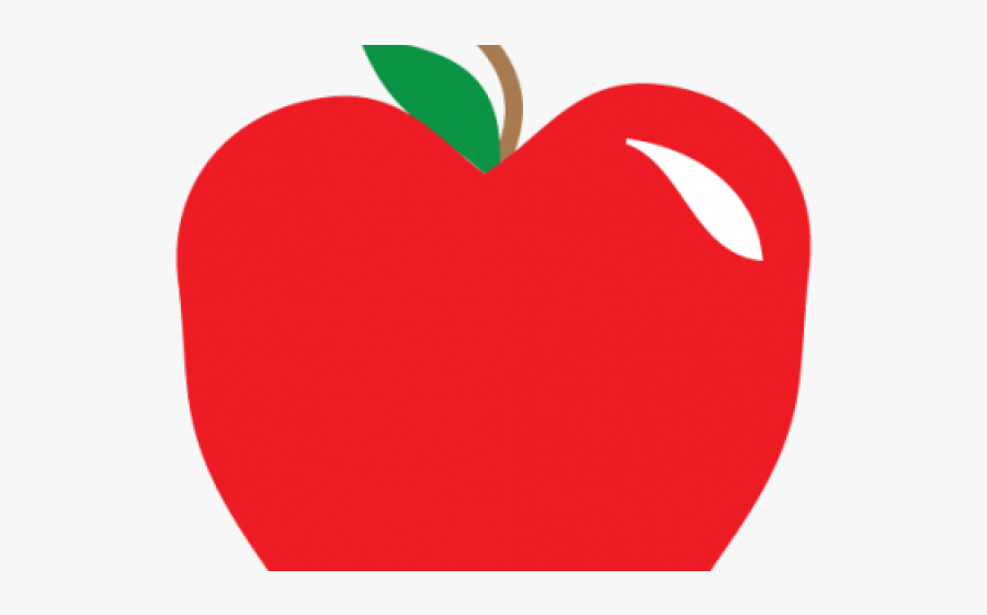 Apple Fruit Clipart Transparent Background - Heart, Transparent Clipart