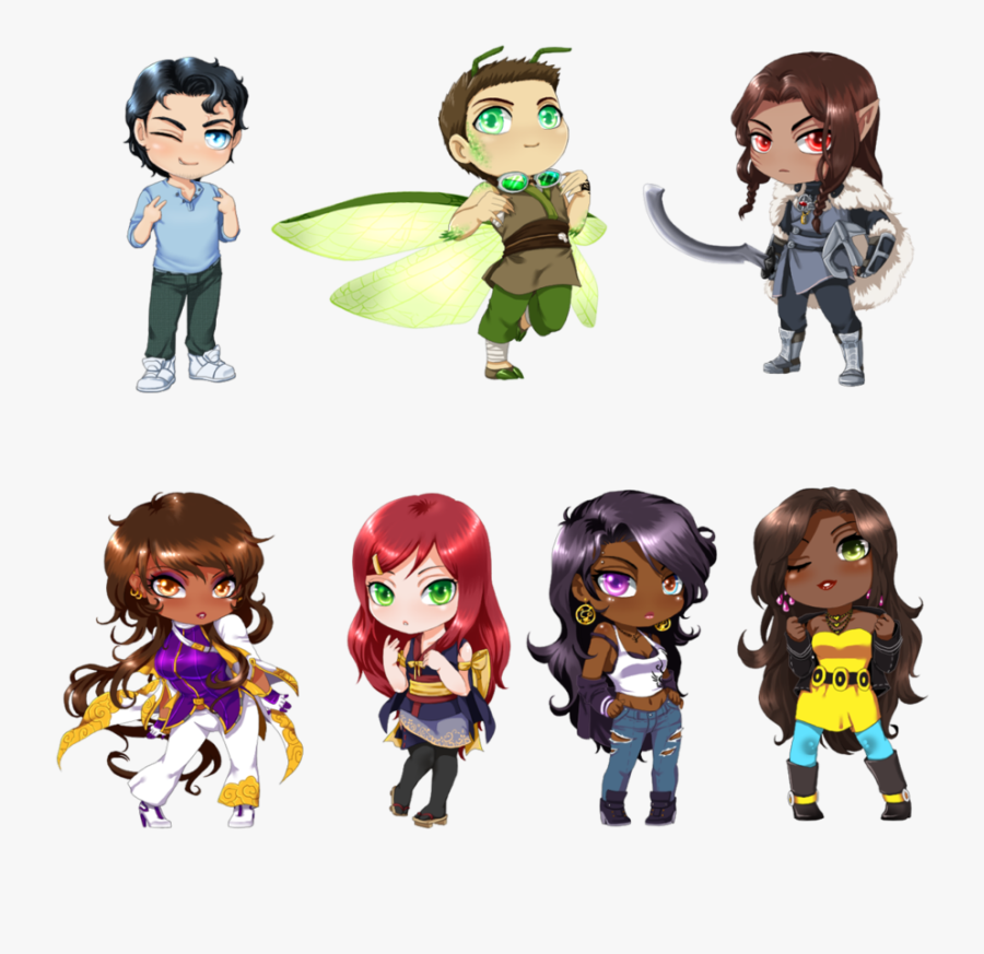 Animated Chibi Commissions 01 By Garnetquyendinh On - Cool Animations Of People, Transparent Clipart