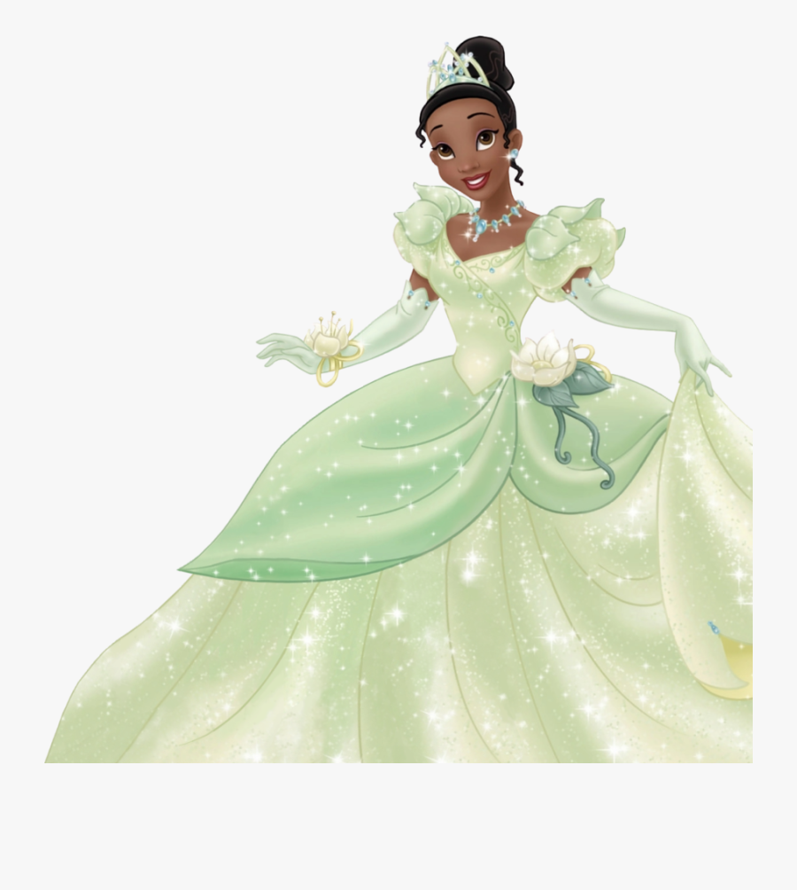 Princess Tiana Png - Disney Princesses Ball Gowns, Transparent Clipart