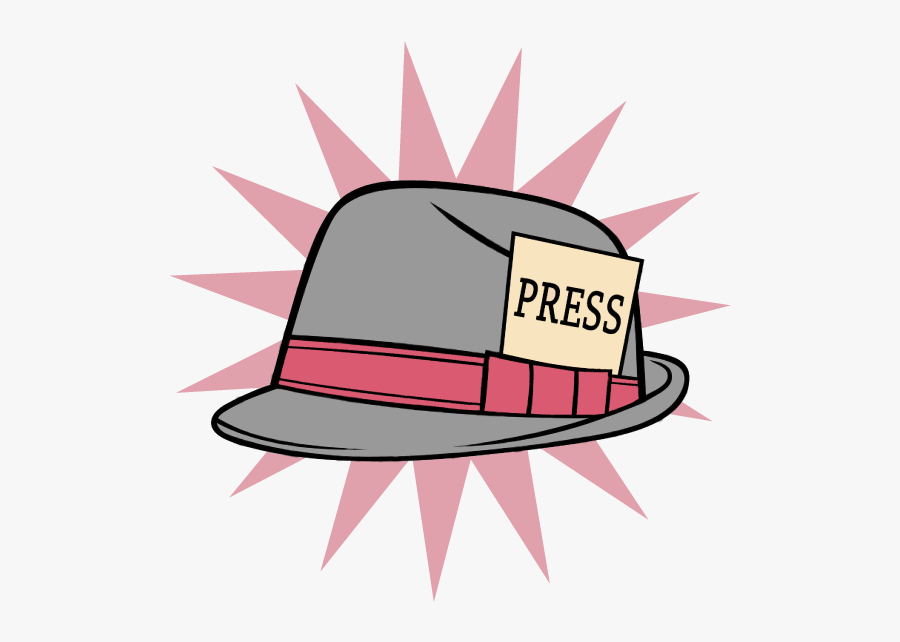 News Clipart Extra Extra Read All About It , Transparent - Reporters Hat, Transparent Clipart