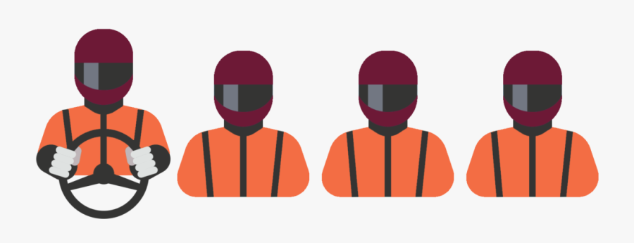 Atv Tour Driver & Passenger - Illustration, Transparent Clipart