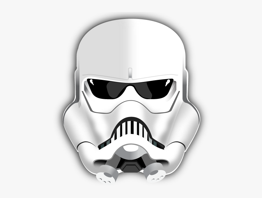Stormtrooper Helmet Transparent Background, Transparent Clipart