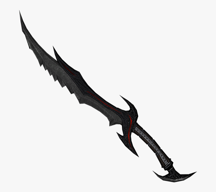 The Elder Scrolls V - Picsart Weapons Sticker, Transparent Clipart