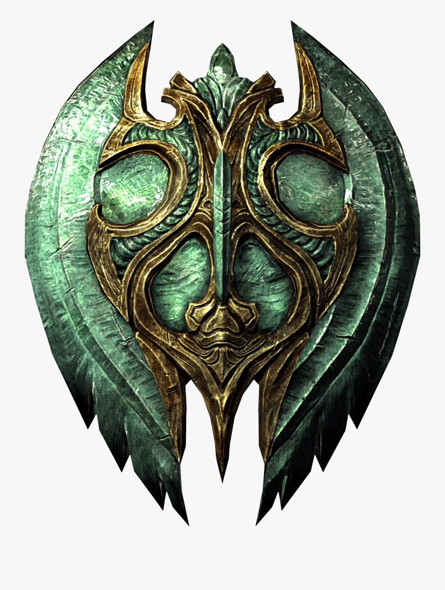 Elder Scrolls Skyrim Glass Shield - Glass Shield Skyrim, Transparent Clipart
