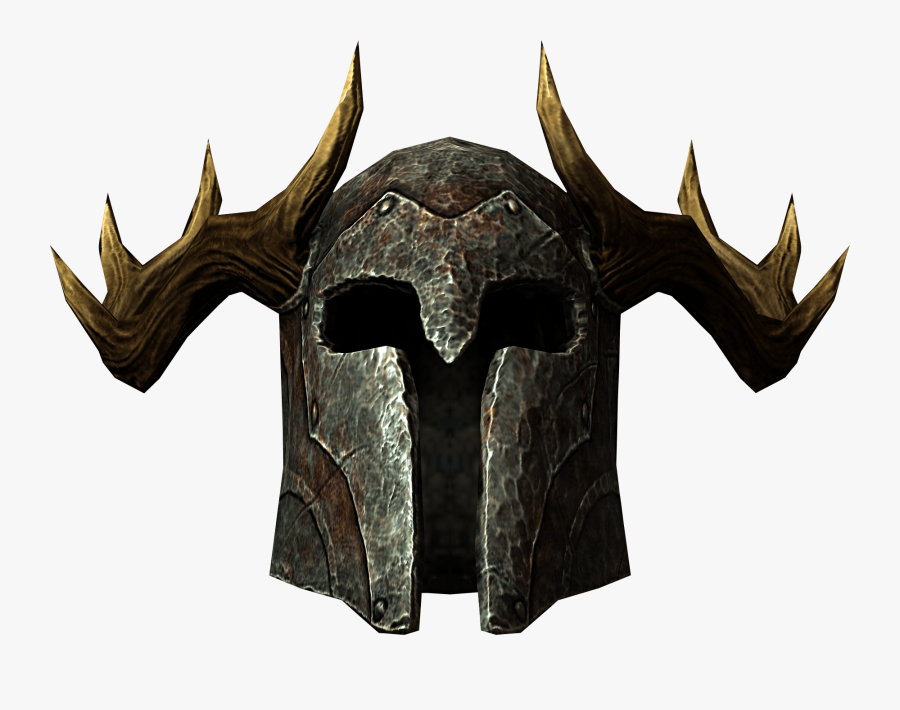 Elder Scrolls Skyrim Helmet - Skyrim Png, Transparent Clipart