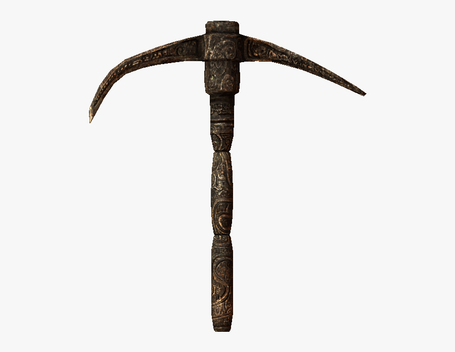Skyrim Ancient Nord Pickaxe - Melee Weapon, Transparent Clipart
