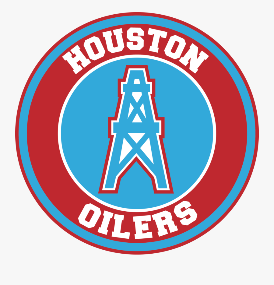 Houston Oilers Circle Logo Vinyl Decal Sticker 5- - Tennessee Titans Round Logo, Transparent Clipart