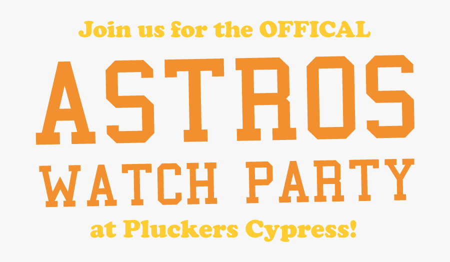 Transparent Astros Png - Poster, Transparent Clipart