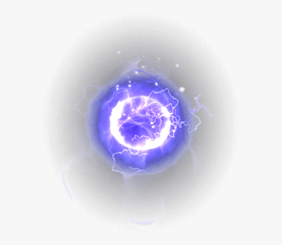 Skyrim Magic Png - Lightning Ball No Background, Transparent Clipart