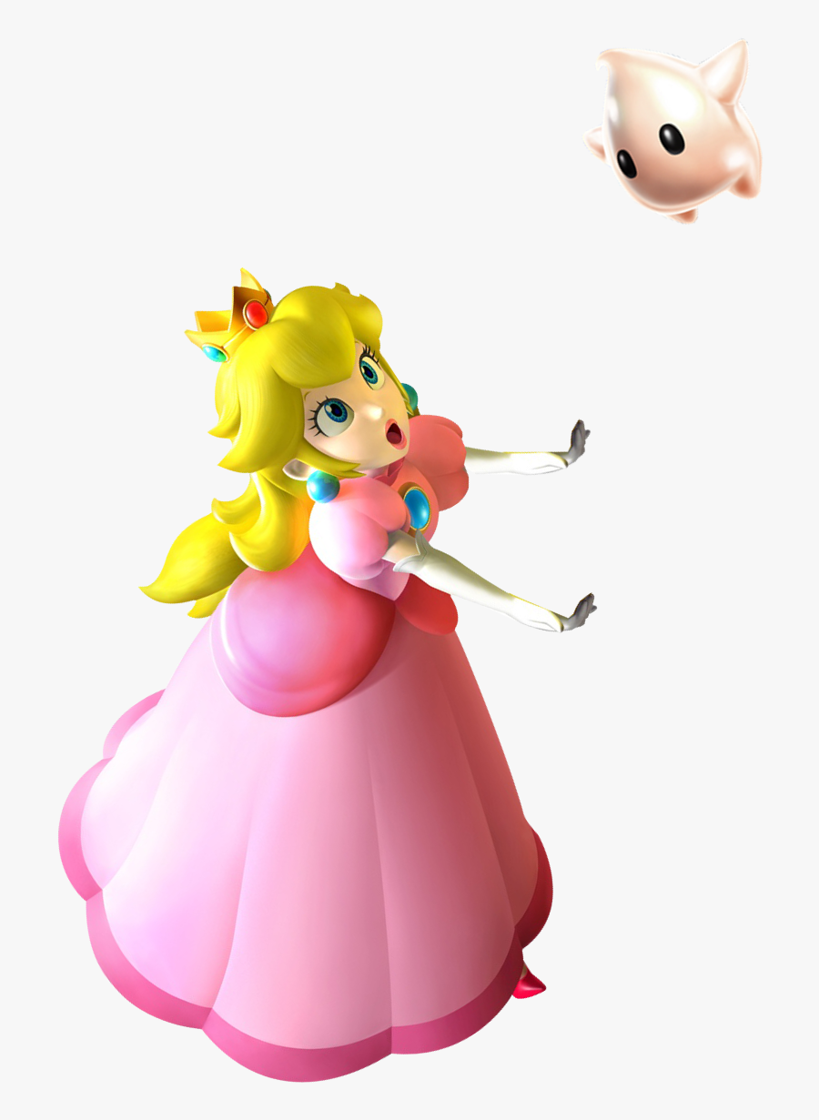 Princess Peach Clipart Super Mario Galaxy - Princess Peach Super Mario Galaxy, Transparent Clipart