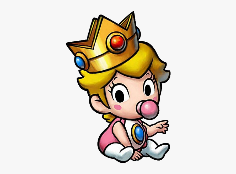 It Is A Baby Princess Peach - Yoshi Island Baby Peach, Transparent Clipart
