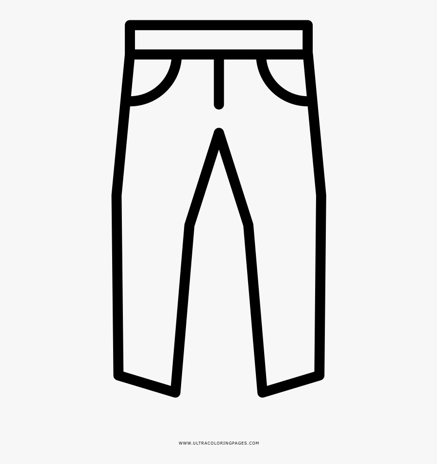 Para Colorear De Pantalones, Transparent Clipart