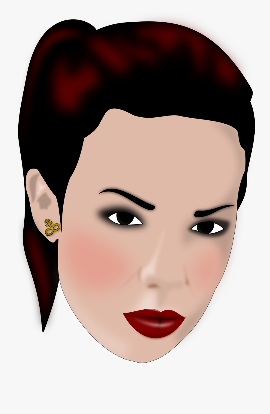 Png Download Bald Clipart Tete - Tete De La Femme, Transparent Clipart