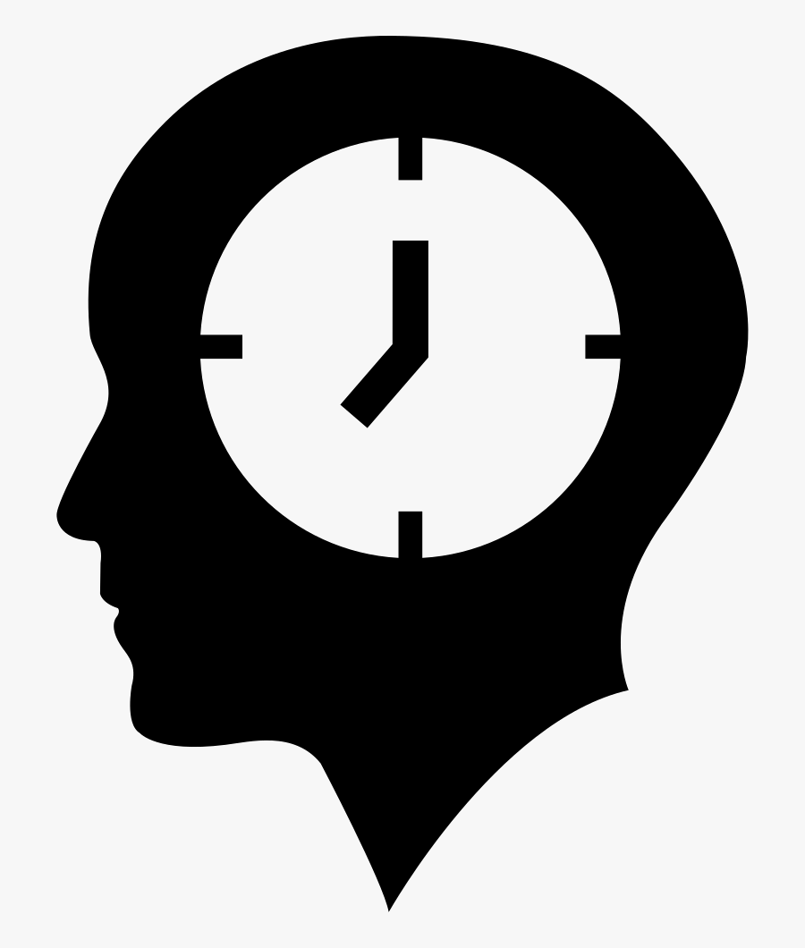 Bald Head Png - Clock Icon Black And White Png, Transparent Clipart