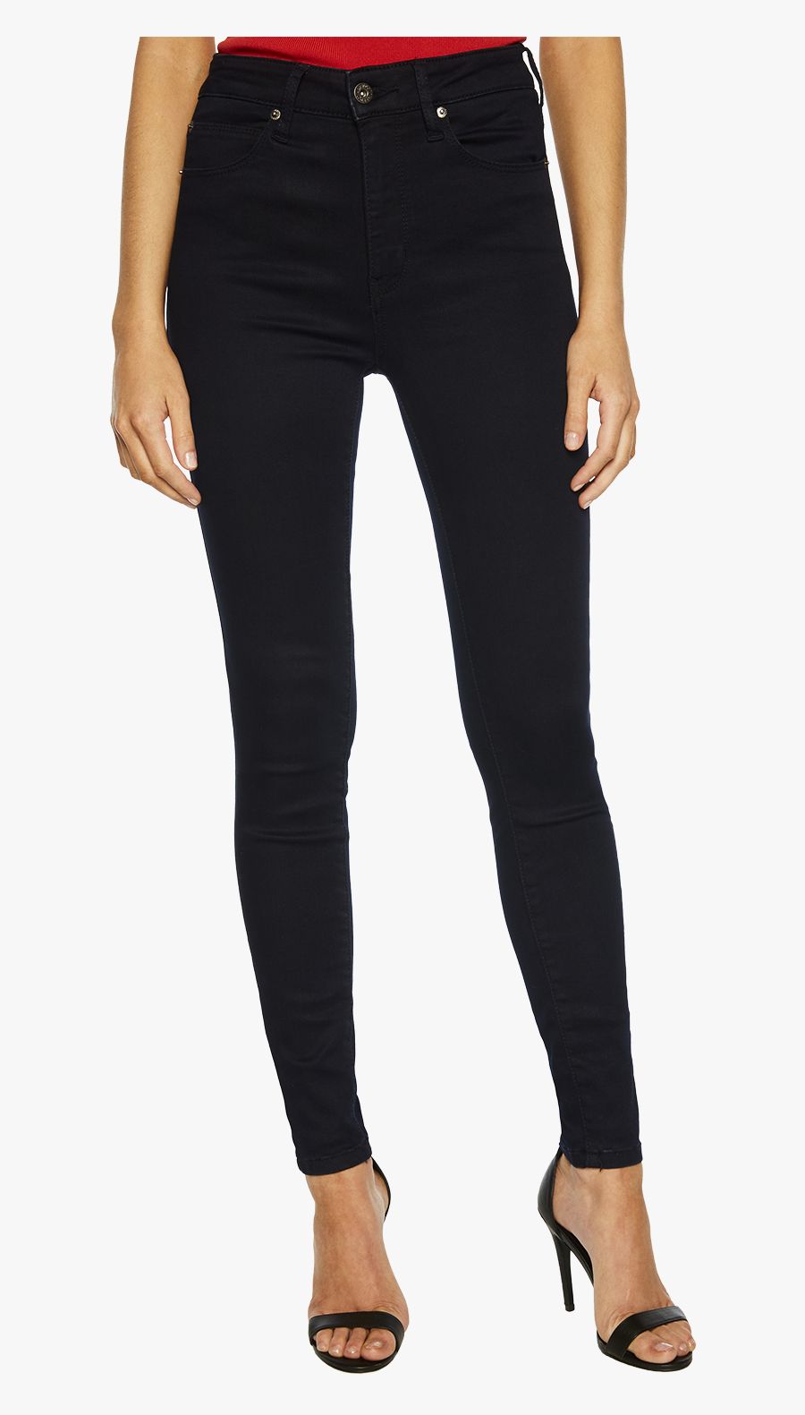 Khloe Indi Blue Jean In Colour Blue Indigo - Pocket, Transparent Clipart