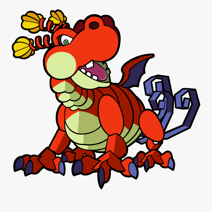 Paper Mario Ttyd Hooktail, Transparent Clipart