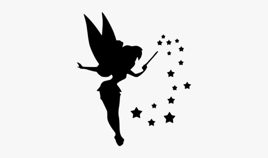 Tinkerbell 1 Decal Sticker - Tinkerbell Black And White is a free transpare...