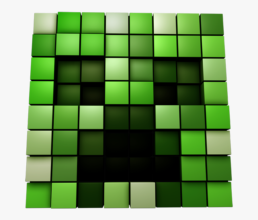 Minecraft Creeper Face Png - Creeper Face, Transparent Clipart