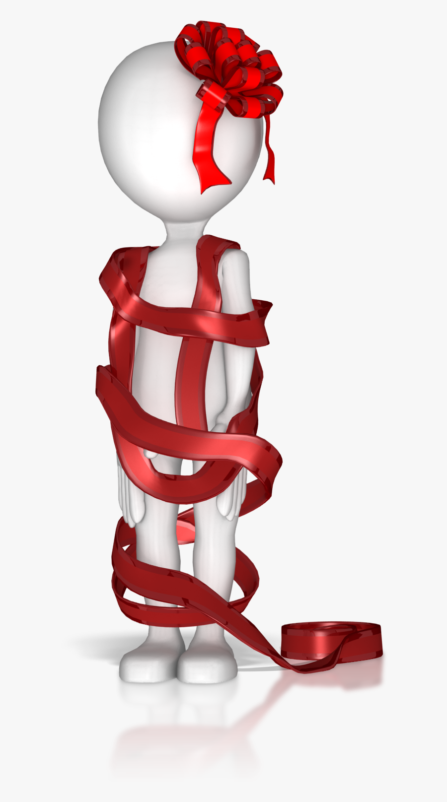Muscle Arms Clipart - Wrapped In Ribbon Clip Art, Transparent Clipart