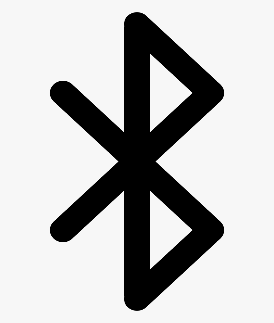 Bluetooth Clipart White Png - Black Bluetooth Icon Transparent Background, Transparent Clipart