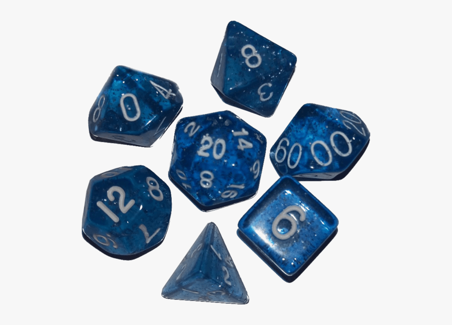 Picture Royalty Free Stock Transparent Dice Blue - Dice Set Transparent Background, Transparent Clipart