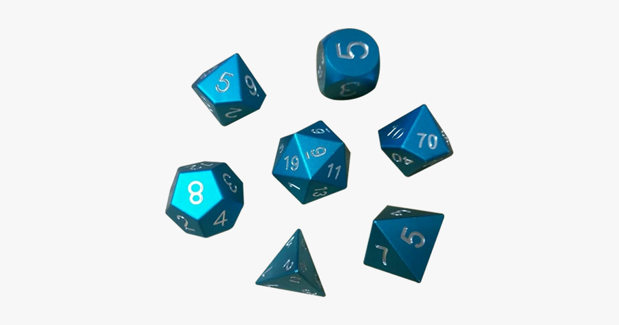 High Quality Custom Metal Dice Set Custom Colorful - Dice Game, Transparent Clipart