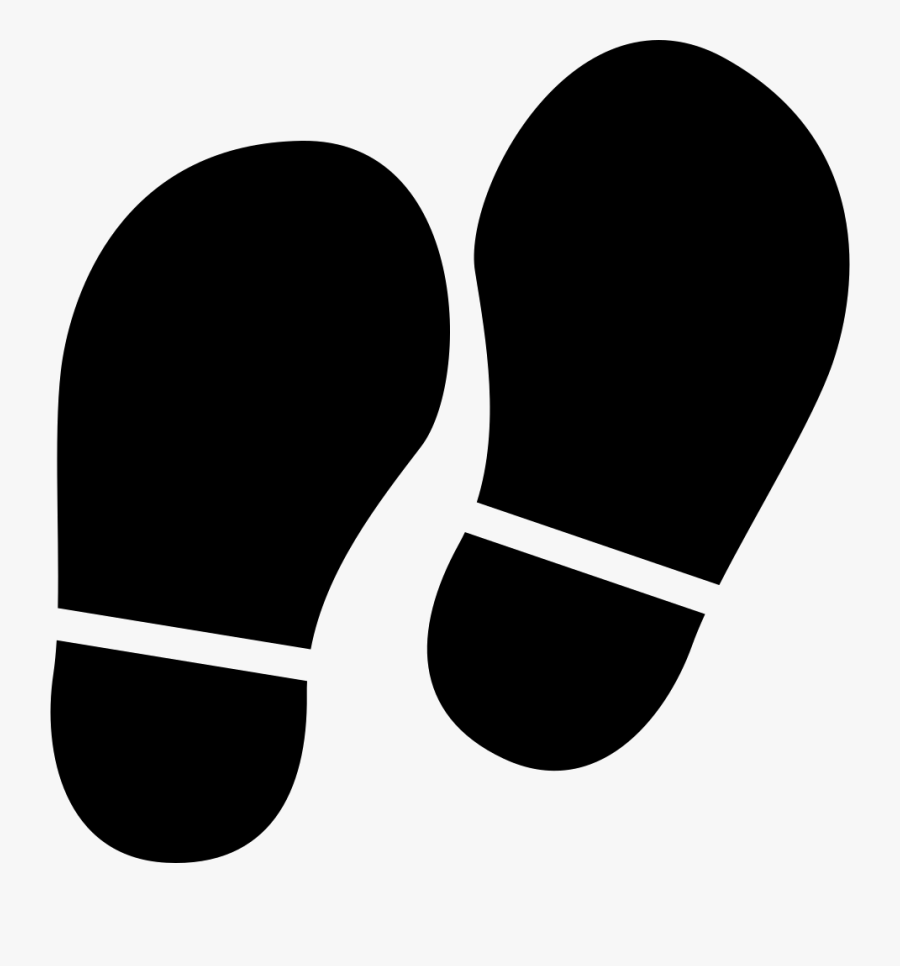 Footprints Svg Snow Drawing - 鞋 印 Png, Transparent Clipart