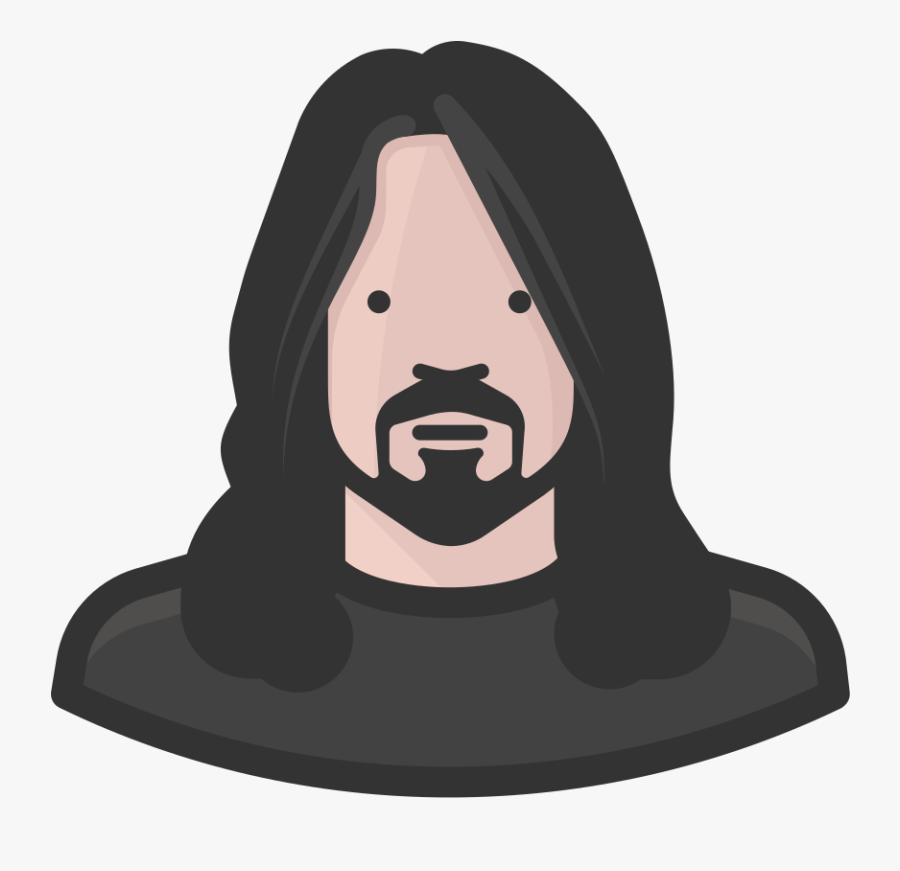 Dave Grohl Icon - Dave Grohl Avatar, Transparent Clipart