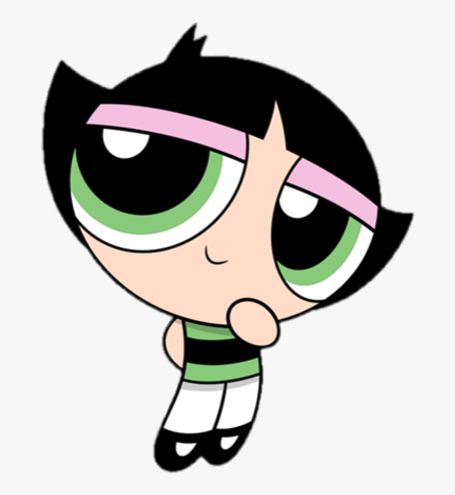 ##buttercup #green #power Puff Girls #powerpuff Girls - Buttercup Green Powerpuff Girl, Transparent Clipart