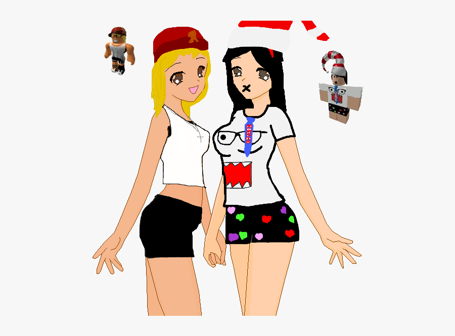 Cute Roblox Girl Characters Outfits Drawn Roblox Avatars Free Transparent Clipart Clipartkey