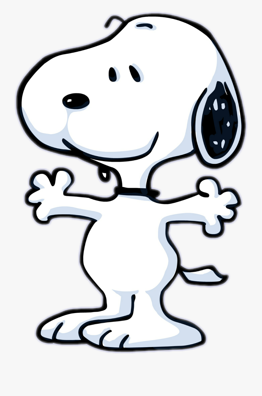 Snoopy Iphone 6 Plus Clipart , Png Download - Snoopy With Arms Out, Transparent Clipart