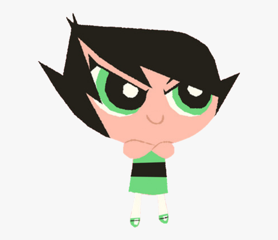 Buttercup In A Locked - Power Puff Girls Remake, Transparent Clipart