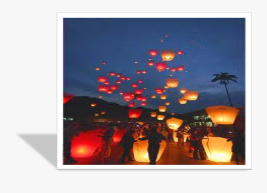 Transparent Chinese Lanterns Png - Sky Lantern, Transparent Clipart