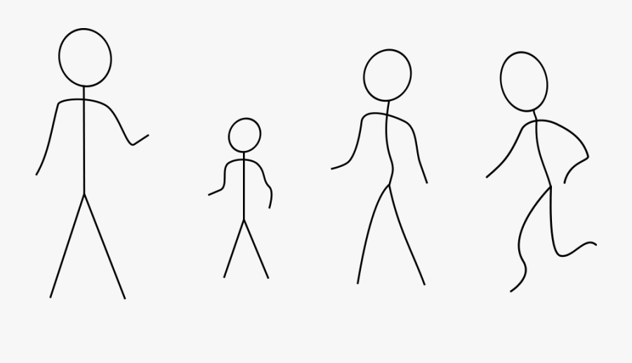 Stick Figures Svg Clip Arts - Stick Figures Clip Art, Transparent Clipart