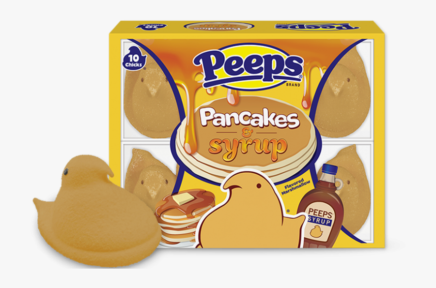 Pancake - Peeps Pancakes And Syrup, Transparent Clipart