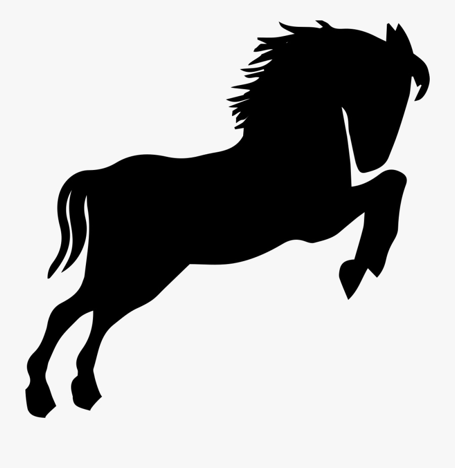 Transparent Wild Mustang Clipart - Horse Png File Logo, Transparent Clipart