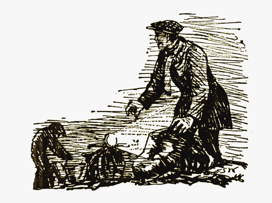 Transparent Man Bending Over Clipart - Illustration, Transparent Clipart