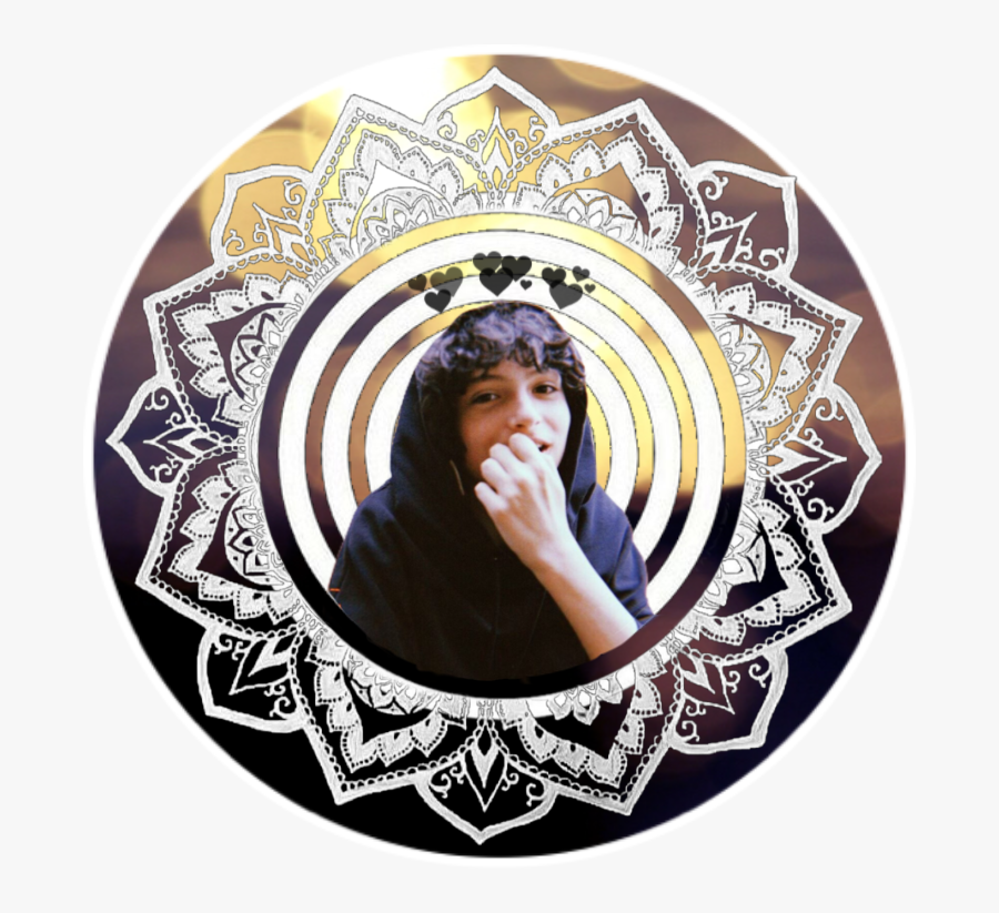 #finnwolfhard #finnwolfhardicon #icon #icons #instagram - Mandala Weheartit, Transparent Clipart