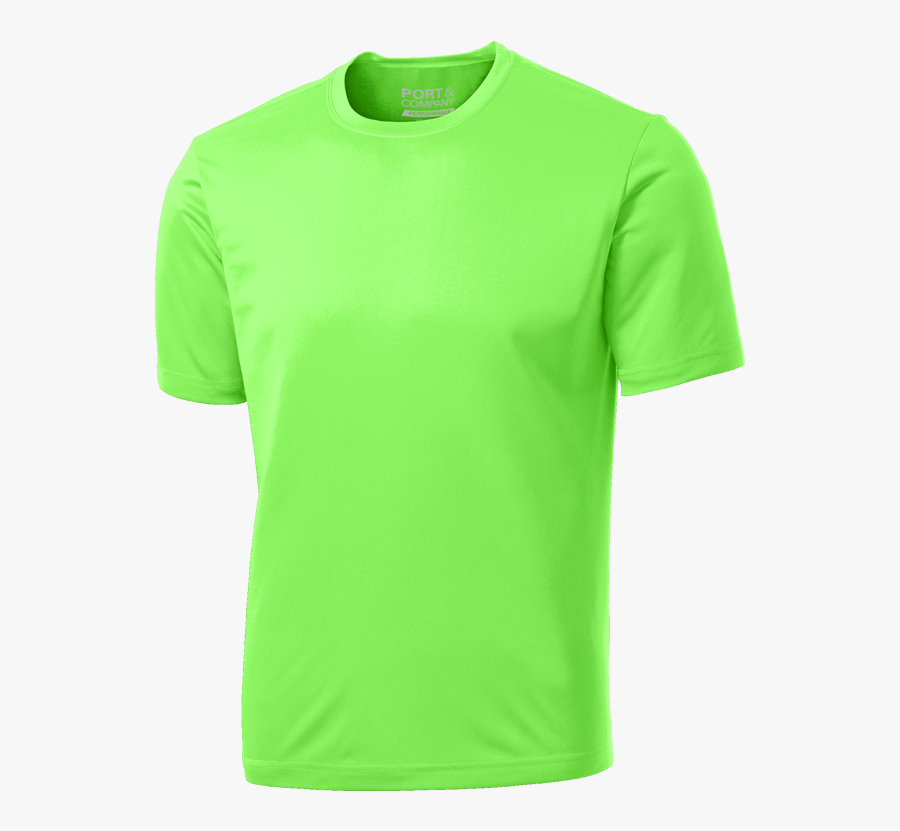 Clipart Shirt Neon Shirt - Sport Tek St350 Silver, Transparent Clipart