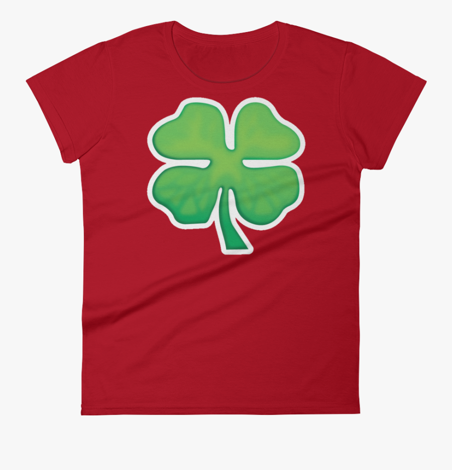 Women"s Emoji T Shirt - Shamrock, Transparent Clipart