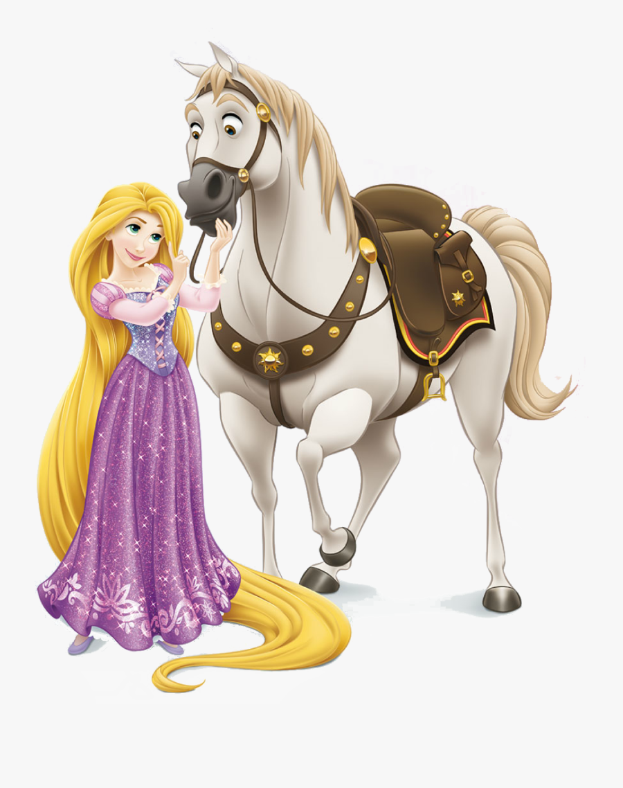 Transparent Horse Png - Rapunzel Y Su Caballo, Transparent Clipart