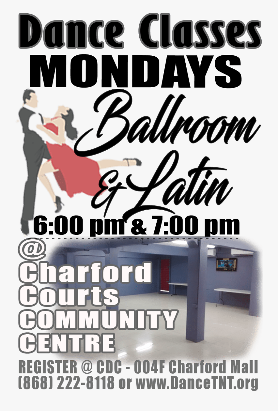 Clip Art Dance Class Flyer - Poster, Transparent Clipart