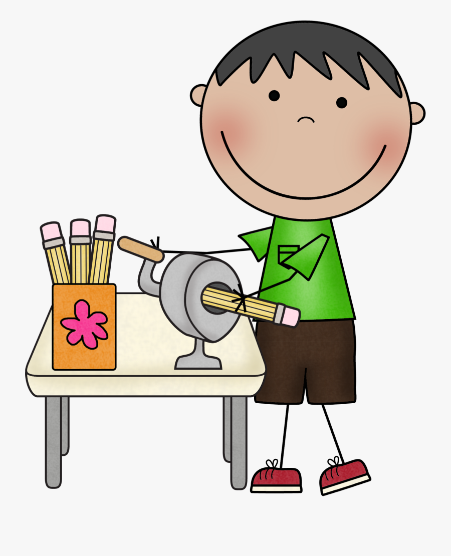 Clipart Of Jobs, Assistant And Classroom - Clip Art Sharpen Pencils, Transparent Clipart
