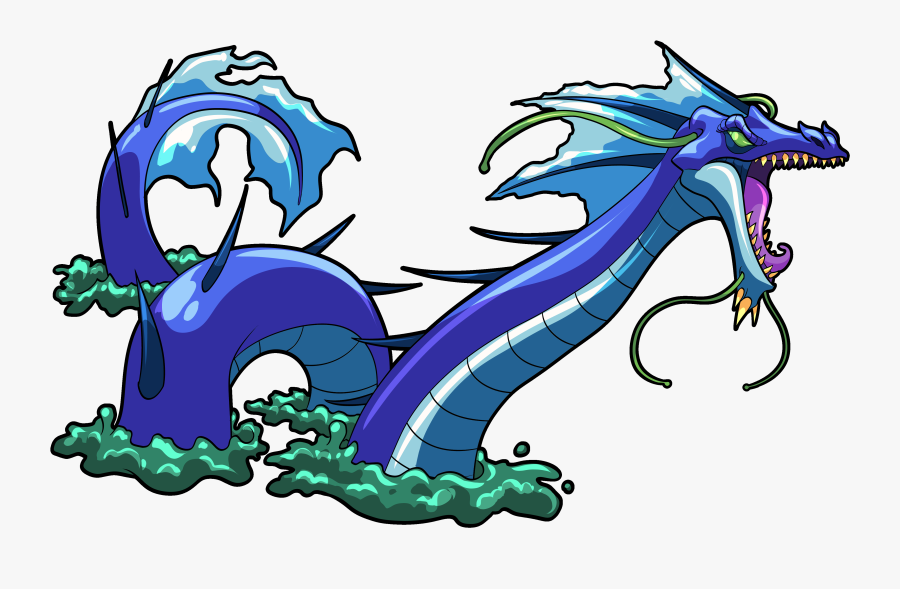 Transparent Nessie Clipart - Sea Monster Png, Transparent Clipart