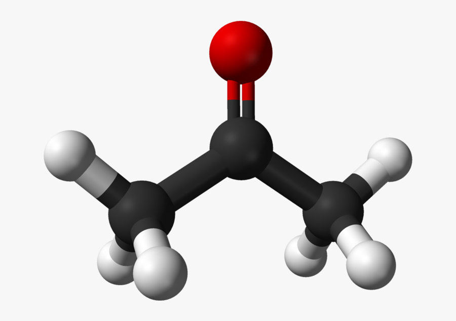 Acetone © Ben Mills - Acetone 3d Structure, Transparent Clipart