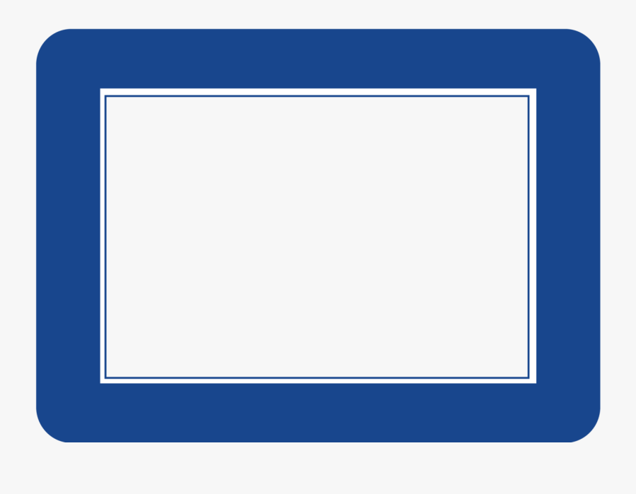 College Color Blue/white Dry Erase Reusable Frames, Transparent Clipart