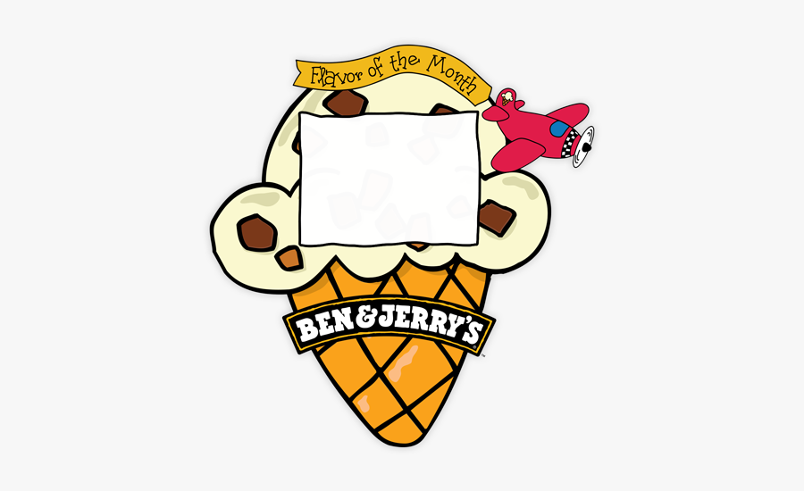 Ben And Jerrys Ice Cream Cone, Transparent Clipart