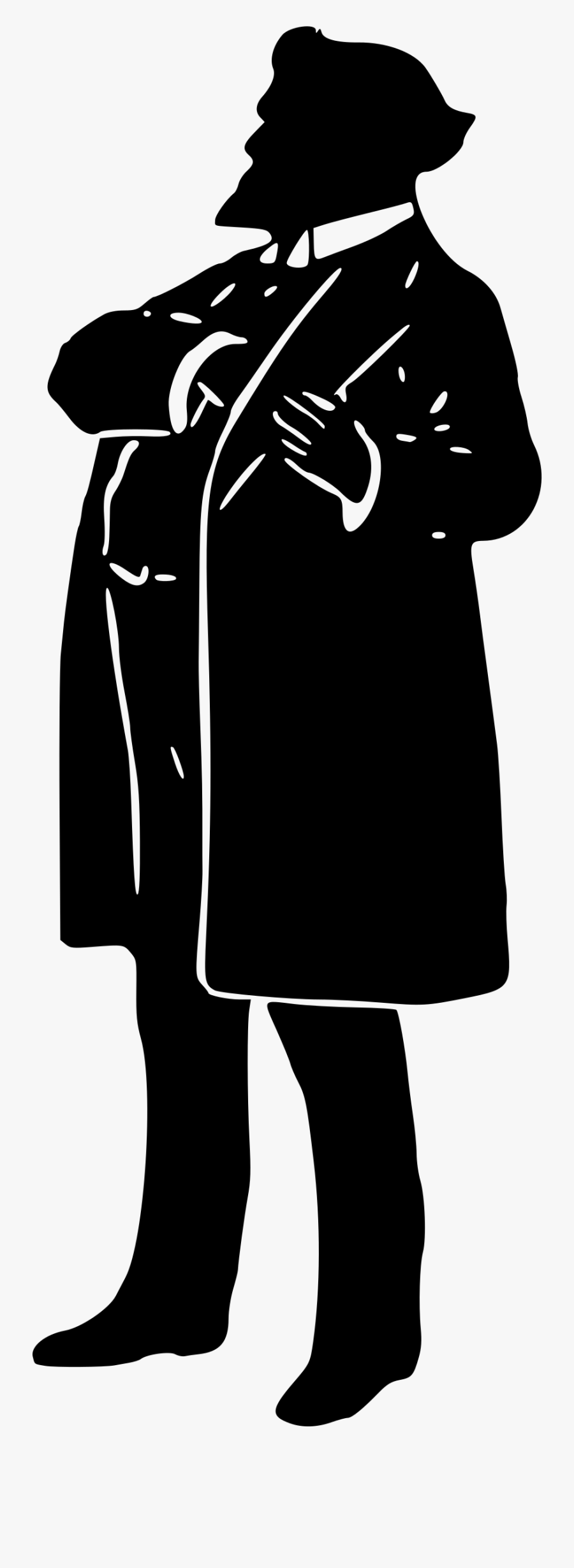 Gentleman Silhouette 2 Clip Arts - Illustration, Transparent Clipart