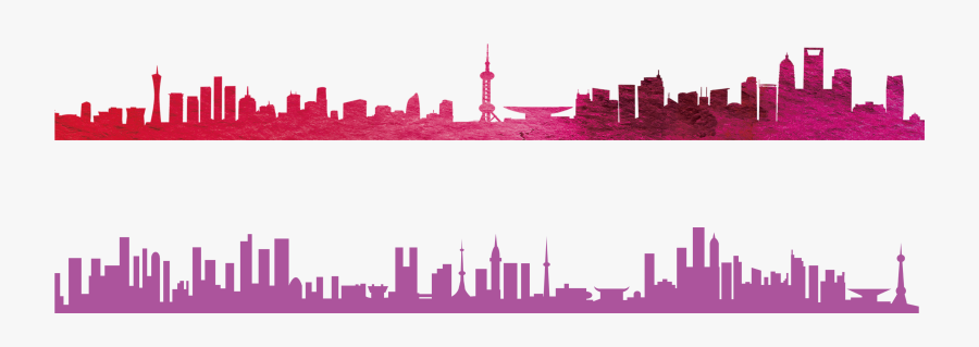 La Skyline Silhouette Png - Silhouette, Transparent Clipart