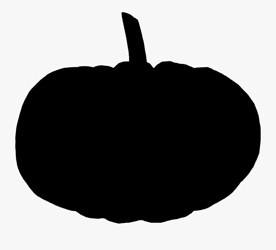 Pumpkin Silhouette, Transparent Clipart